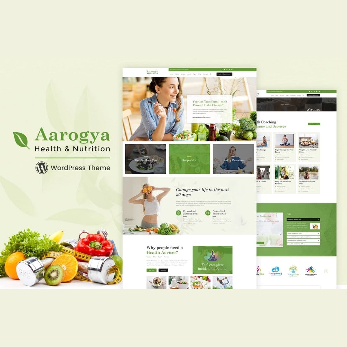 Aarogya | Nutrition & Dietitian WordPress Theme Aarogya | Nutrition & Dietitian WordPress Theme