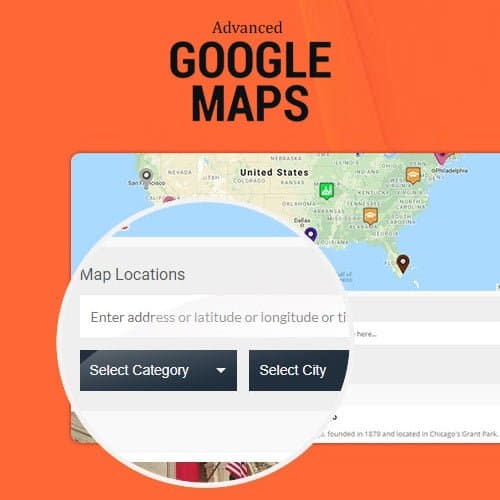 Advanced Google Mapas Plugin para WordPress