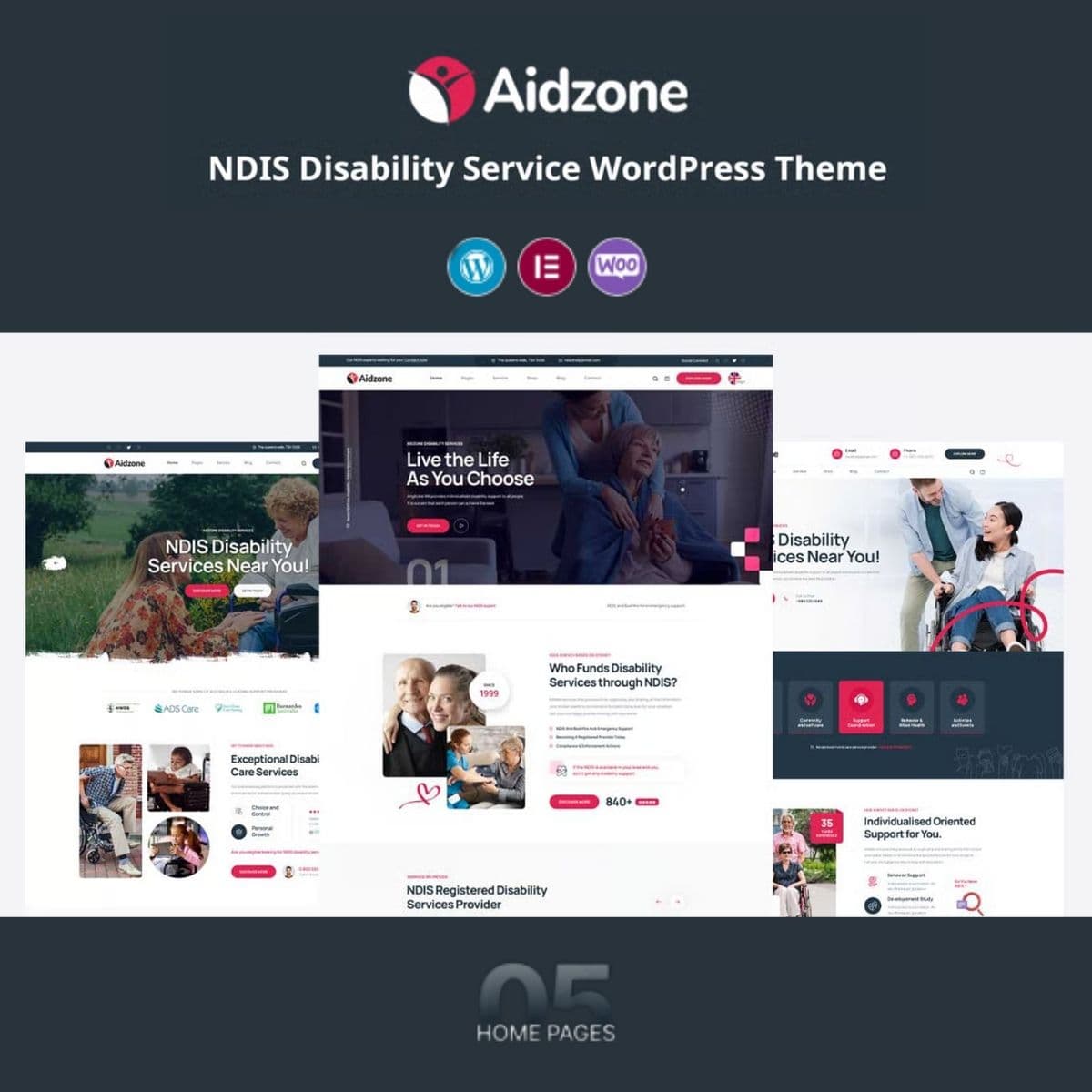 Aidzone – NDIS Disability 服务 WordPress主题