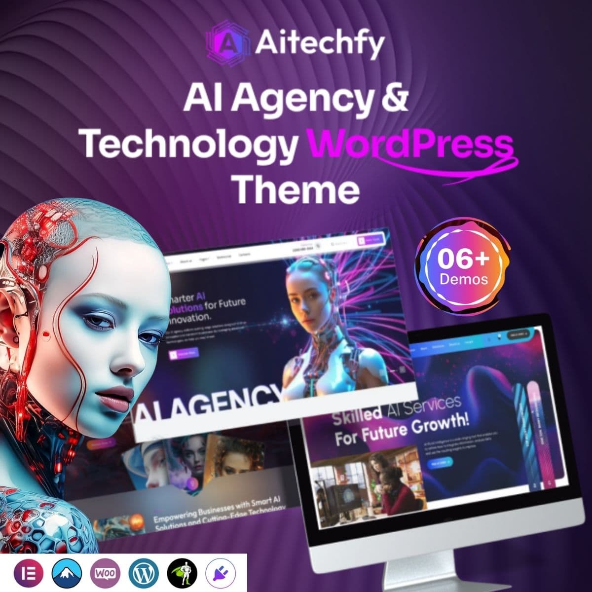 Aitechfy - AI Agencia & Technology Tema de WordPress
