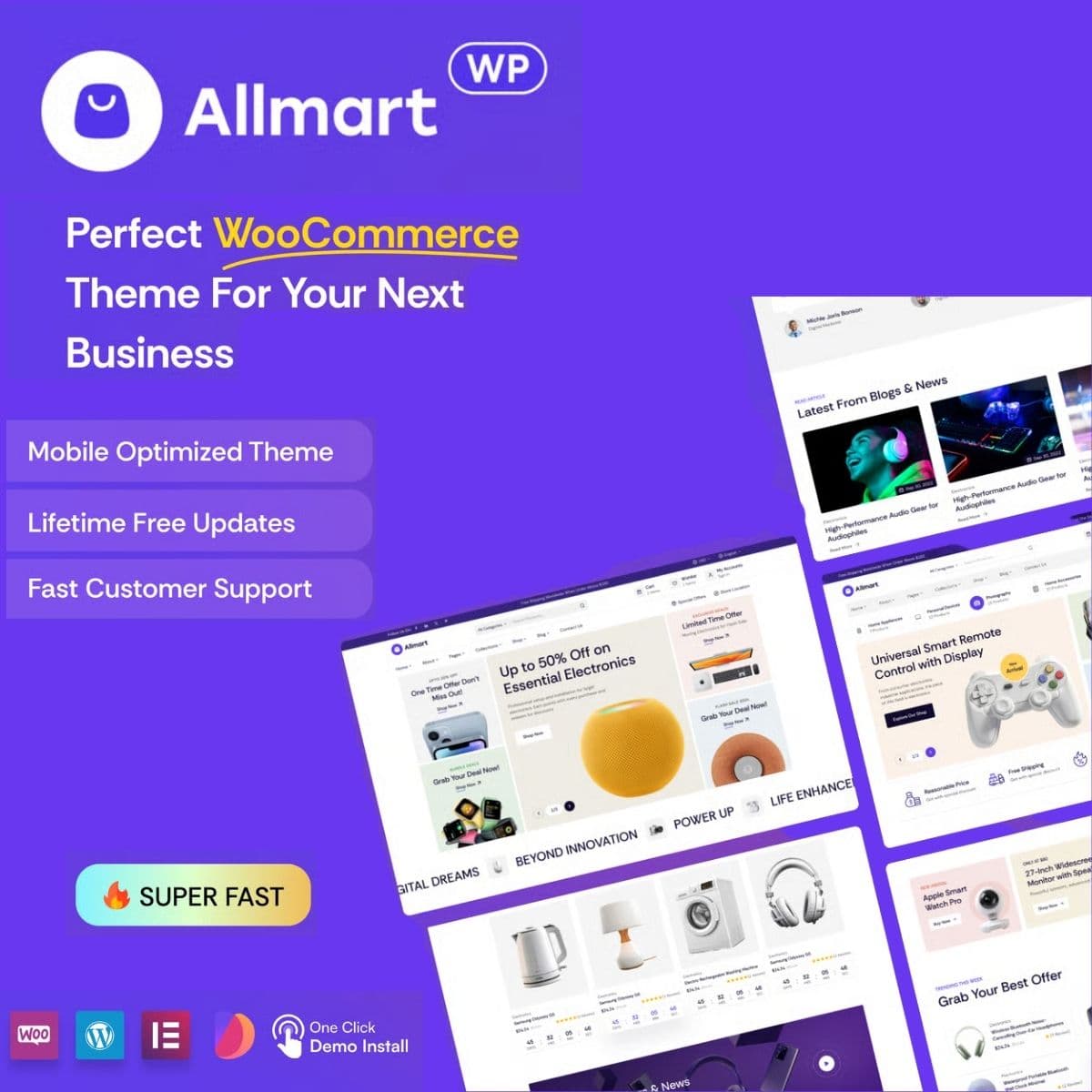 Allmart - Ultimate Electronics & Gadgets Store WordPress Theme