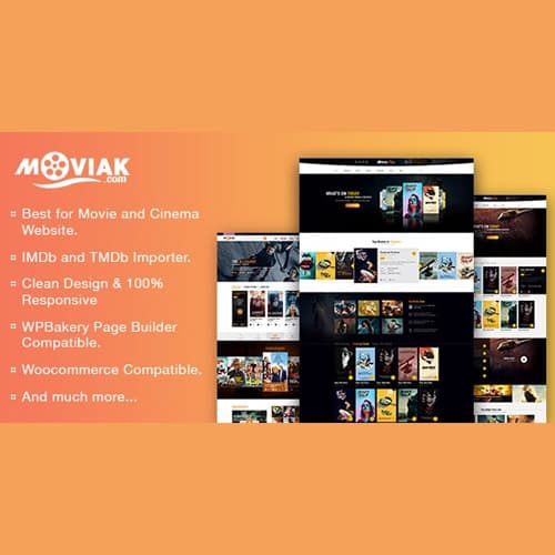 AmyMovie - Movie and Cinema Тема WordPress