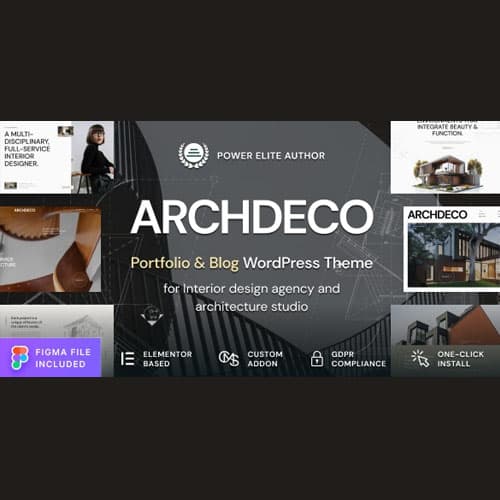 Archdeco - Architecture & Intérieur Design Agence Portfolio Thème WordPress Archdeco - Architecture & Intérieur Design Agence Portfolio Thème WordPress