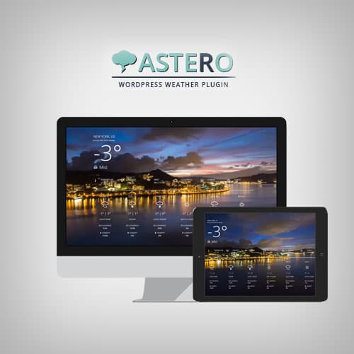 Astero WordPress Weather 플러그인