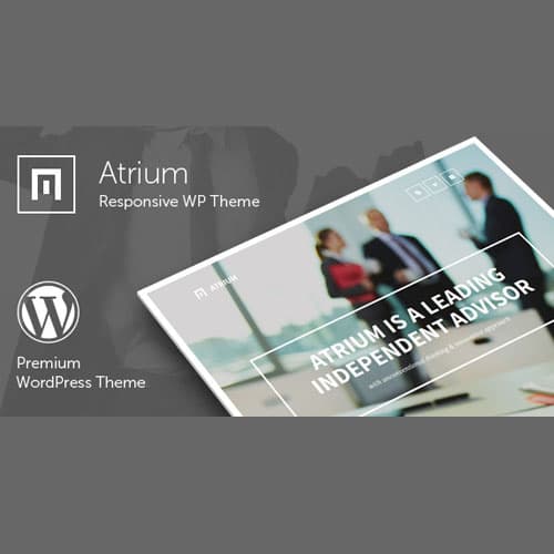 Atrium - Finance Consulting Advisor WordPress-thema