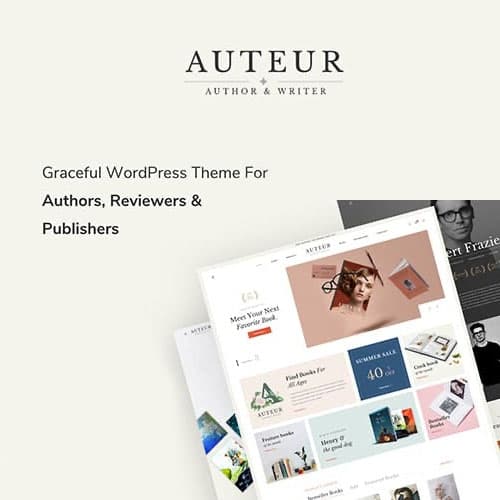 Auteur – WordPress Theme for Authors and Publishers
