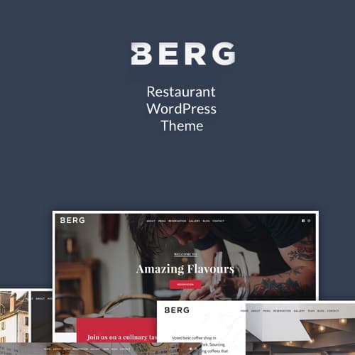 BERG - Restaurant Тема WordPress