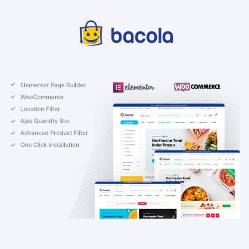 Bacola - Grocery Boutique and Food eCommerce Theme