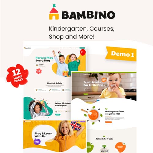 Bambino - Child & Baby Care ওয়ার্ডপ্রেস থিম