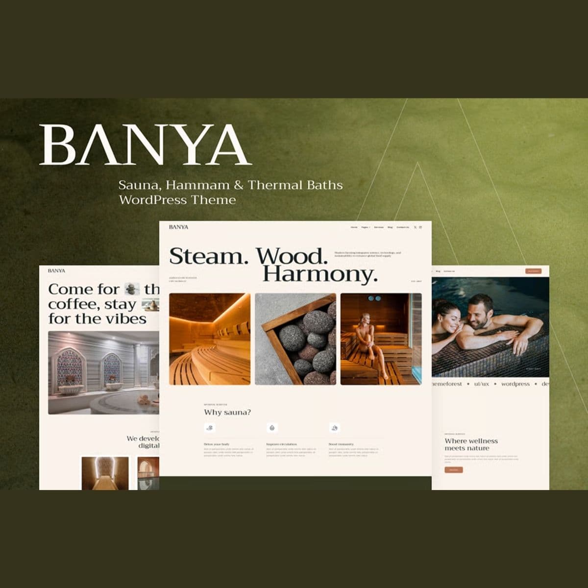 Banya - Sauna, Hammam & Thermal Baths WordPress主题