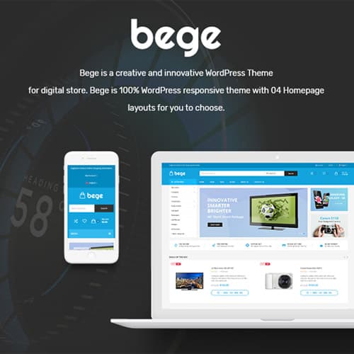Bege - ตอบสนอง WooCommerce ธีม WordPress
