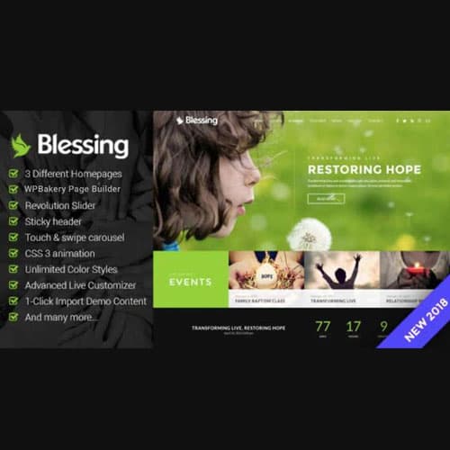 Blessing | Duyarlı WordPress Teması for Church Websites Blessing | Duyarlı WordPress Teması for Church Websites
