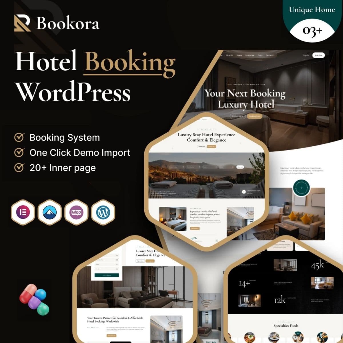 Bookora - Hotel बुकिंग वर्डप्रेस थीम Bookora - Hotel बुकिंग वर्डप्रेस थीम