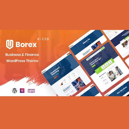 Borex - ব্যবসা And Finance ওয়ার্ডপ্রেস থিম