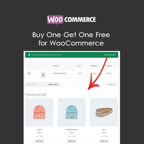 Buy One Get One Free WooCommerce İçin