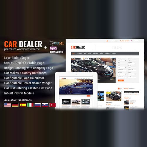Car Dealer Automotive قالب ووردبريس – متجاوب