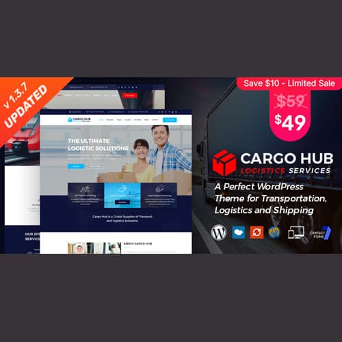Cargo HUB - Transportation and Logistics Тема WordPress