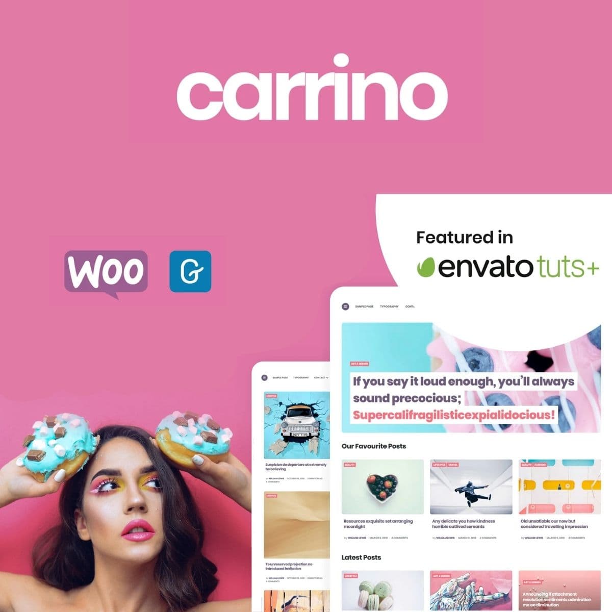 Carrino - An Exciting Gutenberg Blog Theme