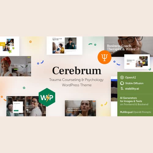 Cerebrum - Counseling & Psychology WordPress Theme Cerebrum - Counseling & Psychology WordPress Theme