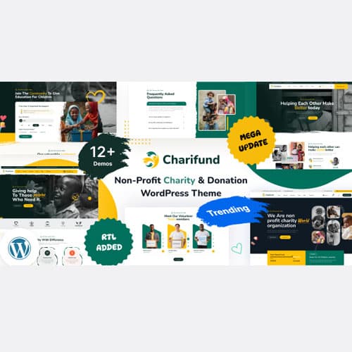 ChariFund - Charity WordPress Theme Multipurpose