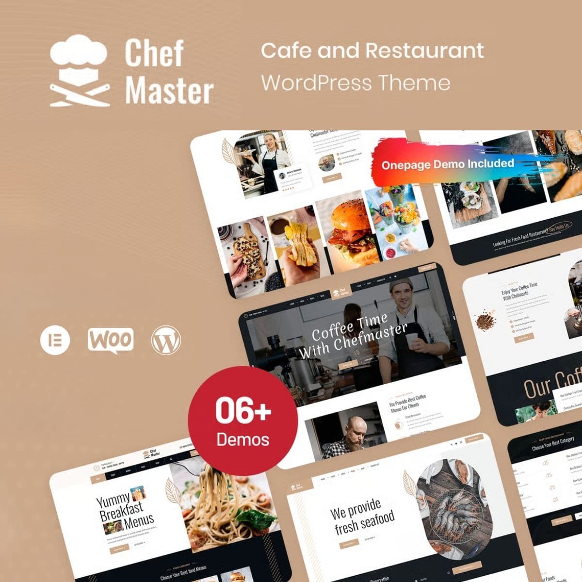 Chefmaster - Restaurant WordPress-Theme
