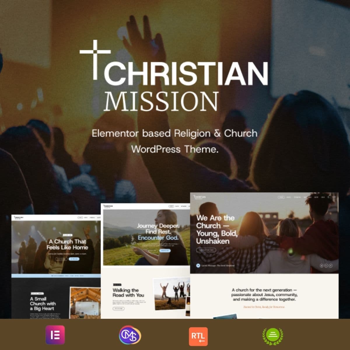 Christian Mission - Religious Evenements & Retreats Church WordPress-thema Christian Mission - Religious Evenements & Retreats Church WordPress-thema
