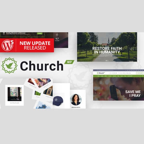 ChurchWP - A Contemporary WordPress主題 for Churches