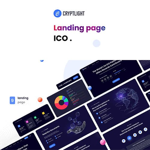 Cryptlight - ICO NFT AI Landing Page Theme WordPress Cryptlight - ICO NFT AI Landing Page Theme WordPress