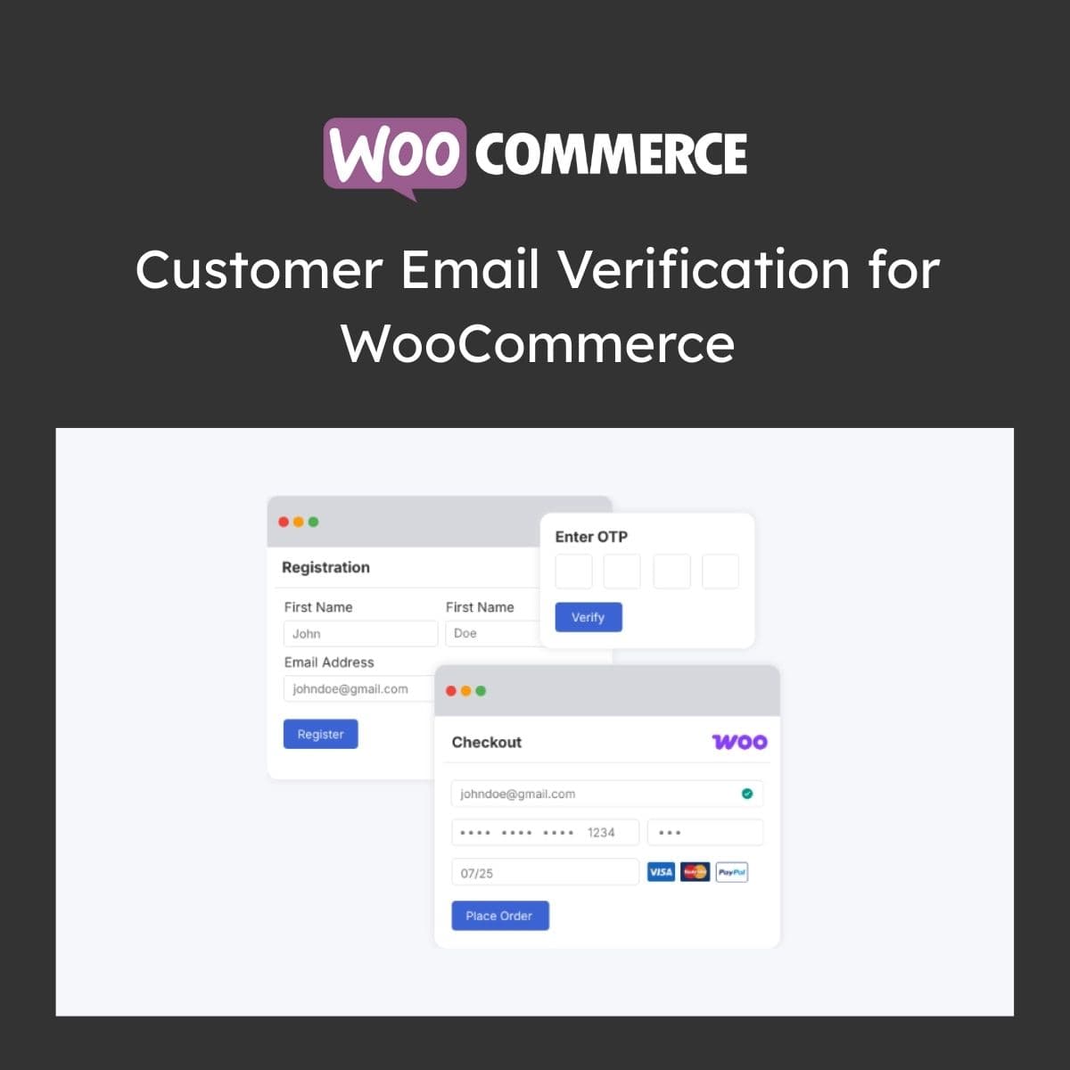 Kunden E-Mail Verification für WooCommerce