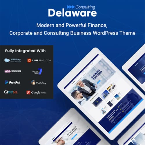Delaware - Consulting and Finance WordPress主题