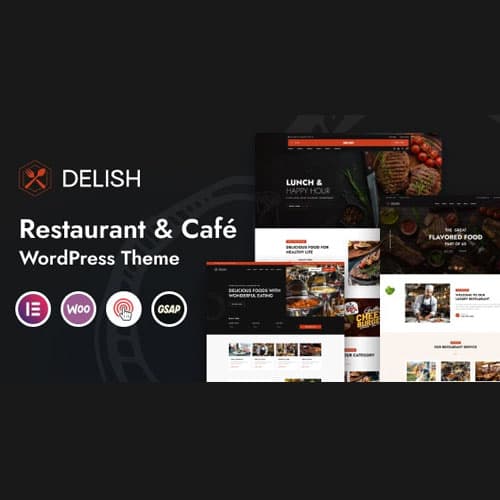 Delish – Restaurant & Cafe Тема WordPress