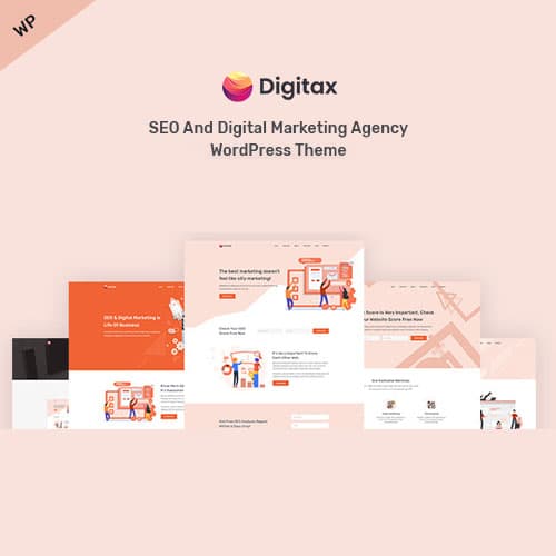Digitax - SEO & 数字 Marketing 代理 WordPress主题