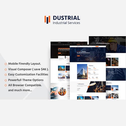 Dustrial - Factory & Industrial Thème WordPress Dustrial - Factory & Industrial Thème WordPress