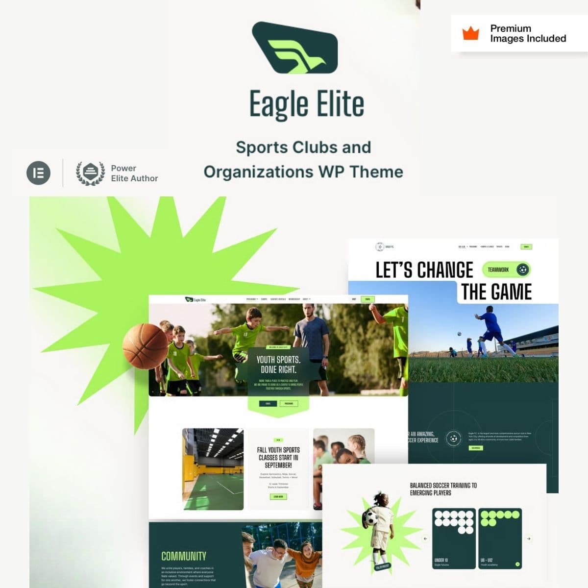 EagleElite - Sports Club Тема WordPress