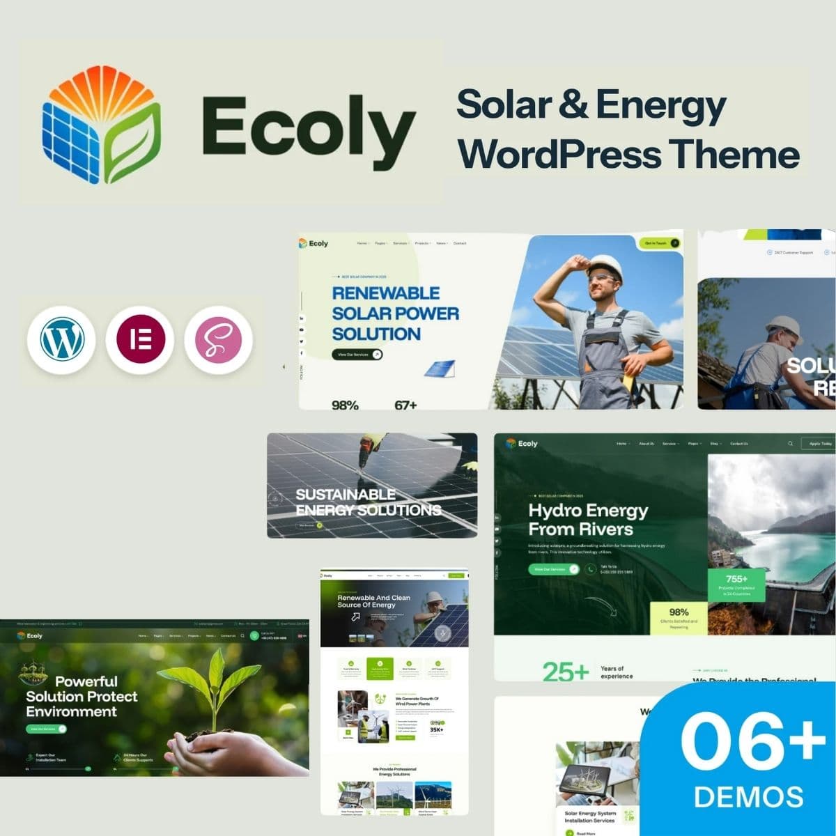 Ecoly - 生態與環境 WordPress 主題