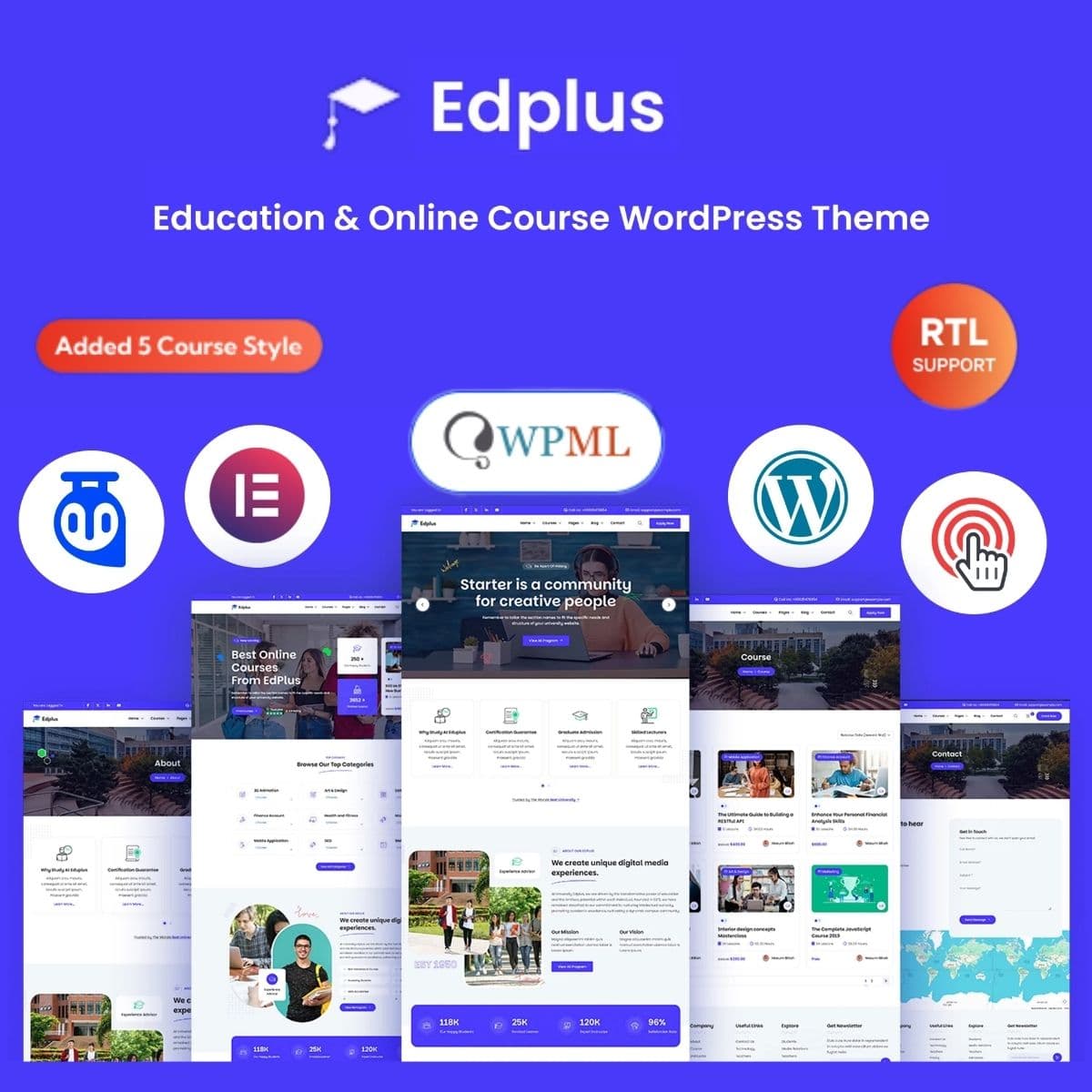 Edplus - Educație & Online Course Temă WordPress + RTL Edplus - Educație & Online Course Temă WordPress + RTL