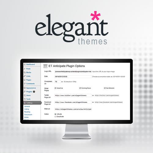Elegant Themes Anticipate WordPress Extension