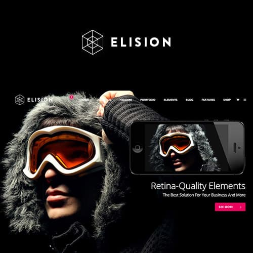Elision - Retina کثیر المقاصد ورڈپریس تھیم