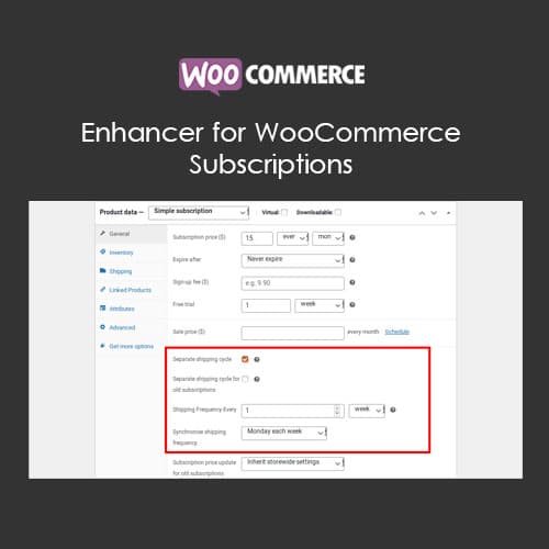 Enhancer 适用于WooCommerce 订阅s
