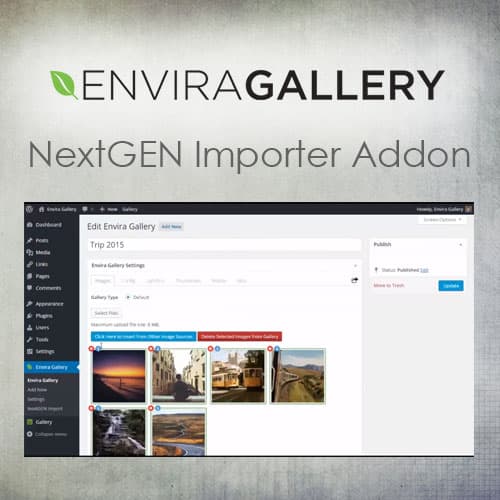 Envira Galerij - NextGEN Importer Addon