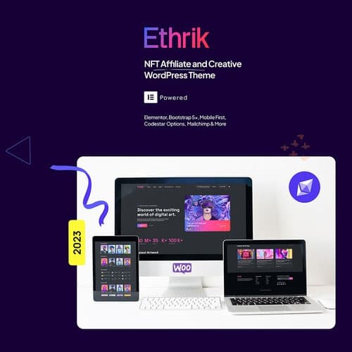 Ethrik - Creativ & NFT Affiliate Temă WordPress Ethrik - Creativ & NFT Affiliate Temă WordPress