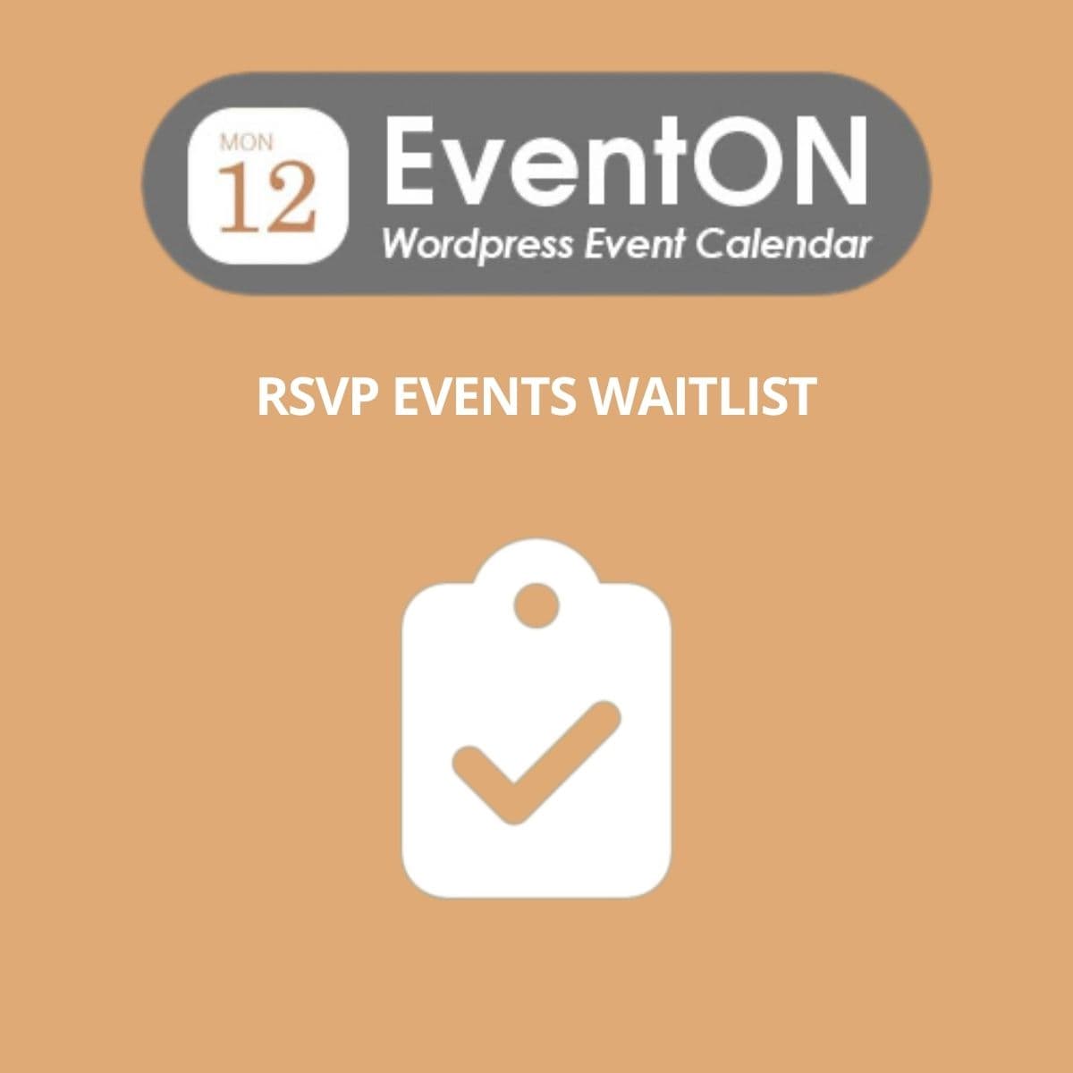 EventOn RSVP Events Waitlist