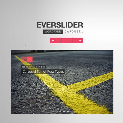 Everslider - রেসপন্সিভ WordPress Carousel Plugin