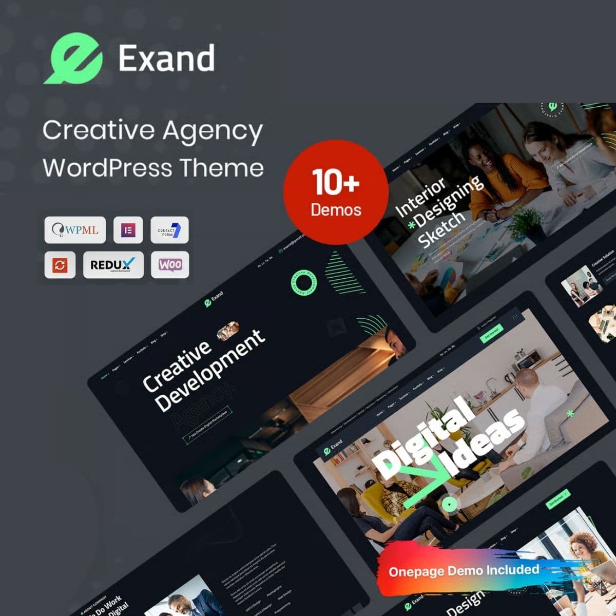 Exand - Créatif Agence Thème WordPress