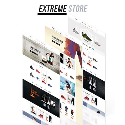 Extreme | Sports Одежда & Equipment Магазин Тема WordPress