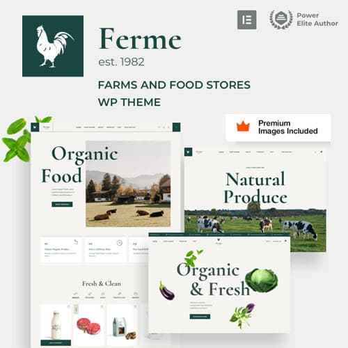 Ferme - Food Farm Ecommerce WordPress主题
