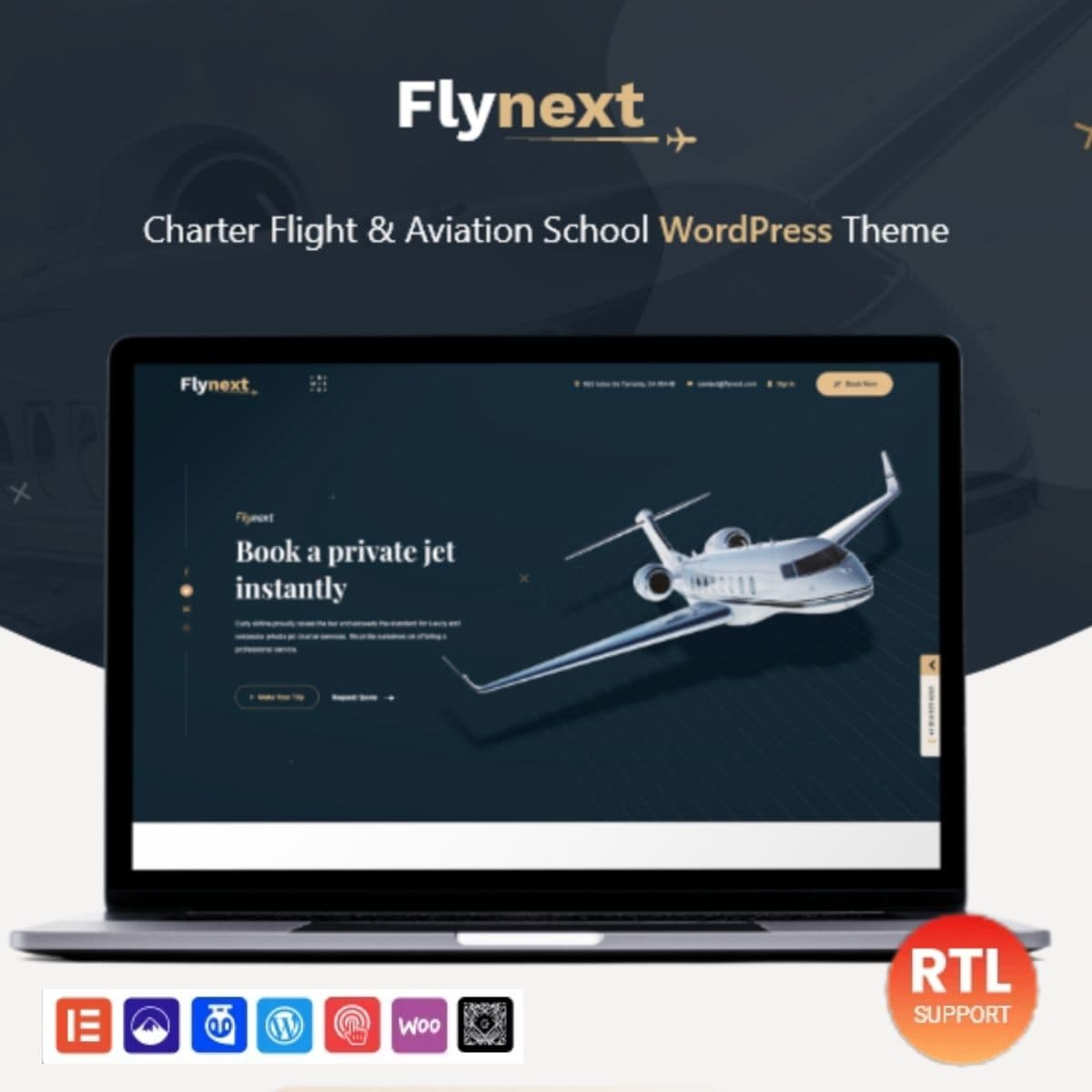 Flynext - Multiuso Aviation Tema WordPress + RTL Flynext - Multiuso Aviation Tema WordPress + RTL