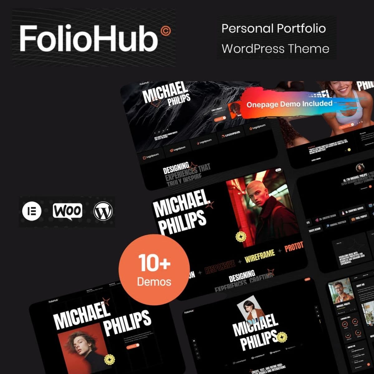 FolioHub - Tema WordPress per Portfolio Personale