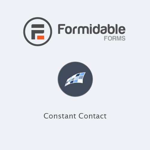 Formidable แบบฟอร์มs - Constant ติดต่อ