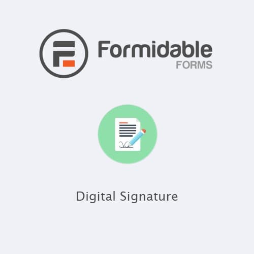 Formidable แบบฟอร์มs - Digital Signature